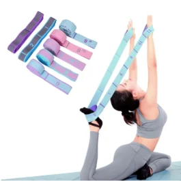 Faixa Elástica de Resistência Multi-Seções para Yoga e Treino Fitness