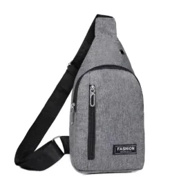Bolsa de Ombro Masculina Casual Impermeável em Nylon