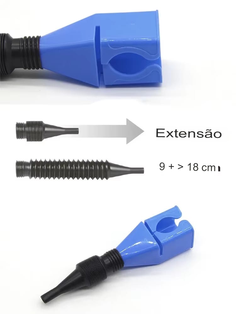 Funil Dobrável para Combustível e Óleo - Acessório Versátil para Veículos - Imagem 17