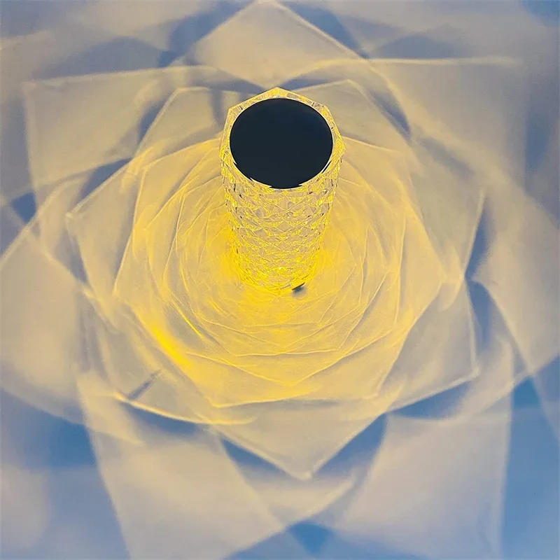 Luminária de Mesa LED Cristal com 16 Cores e Controle Touch - Imagem 6