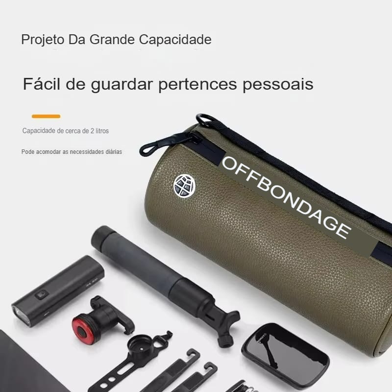 Bolsa de Guidão à Prova d'Água para Bicicleta OFFBONDAGE - Imagem 13