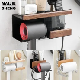 Organizador de Parede para Secador – Praticidade e Elegância no Banheiro