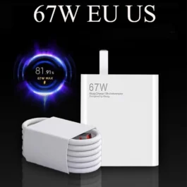 Carregador Xiaomi POCO X6 Pro 67W Turbo Charge Original com Cabo Type C