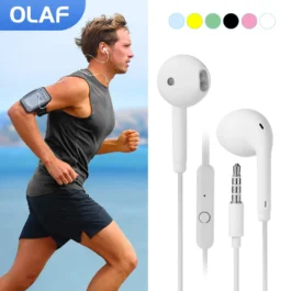 Fone de Ouvido Esportivo Com Microfone P/ Xiaomi Samsung Huawei