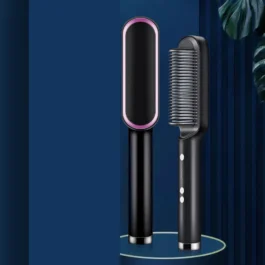 Escova Elétrica de Cabelo e Barba com Aquecimento Rápido