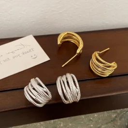 Brincos de Prata Esterlina 925: Estilo Elegante e Antialérgico