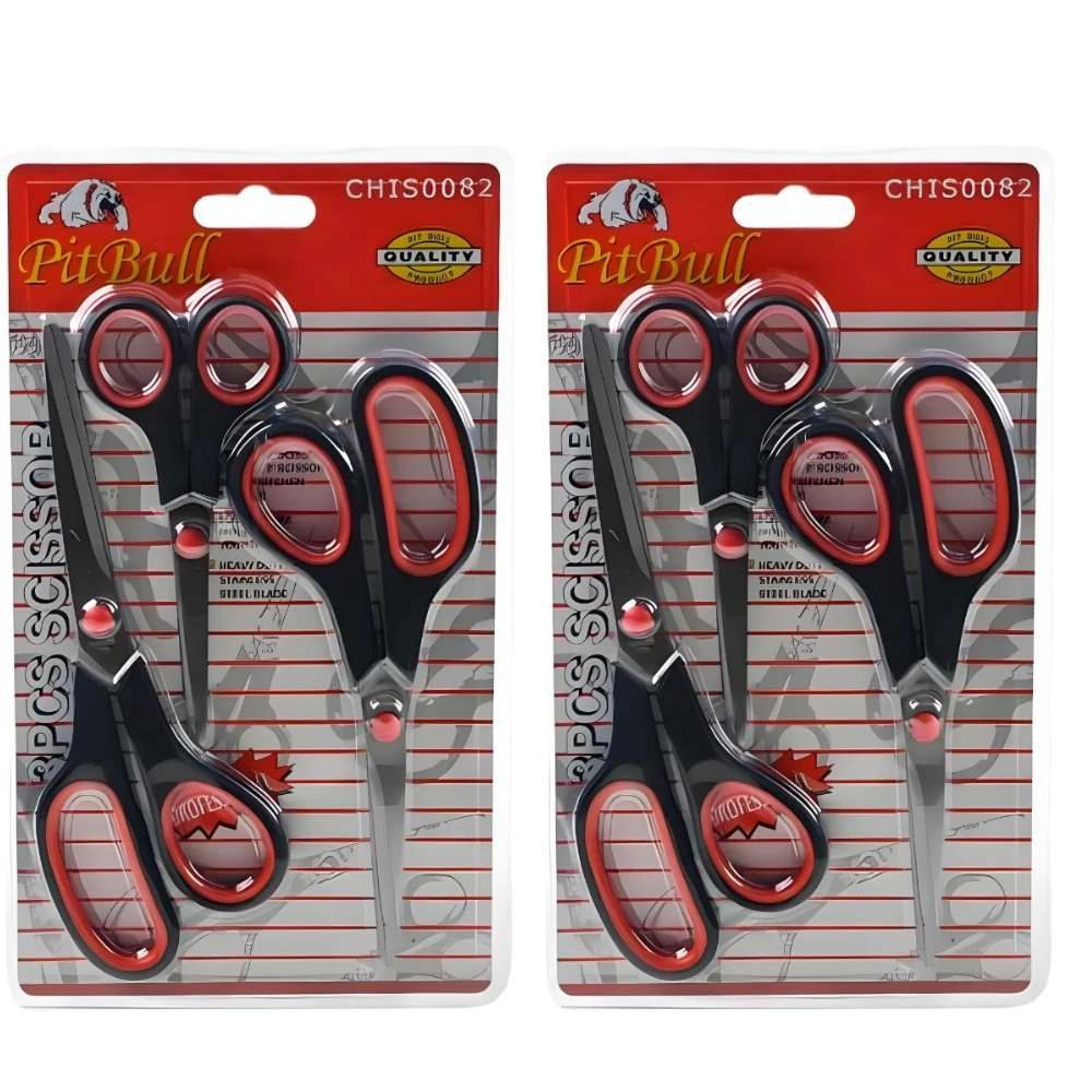 Kit 3 Tesouras Multiuso Aço Inox: Cabelo, Papel e Artesanato com Precisão - Imagem 7