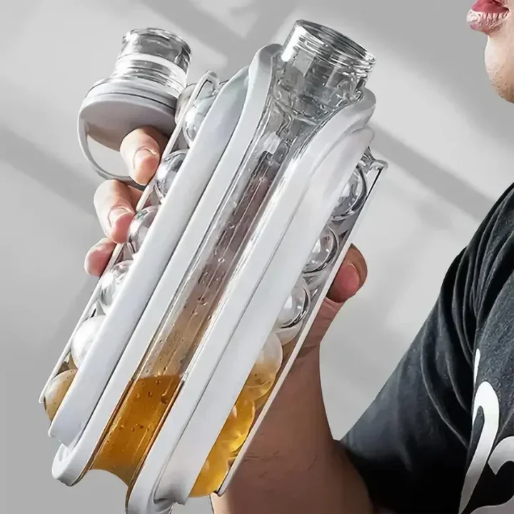 Garrafa Gelo 2 em 1: Praticidade e Bebidas Geladas Onde Quiser! - Imagem 4