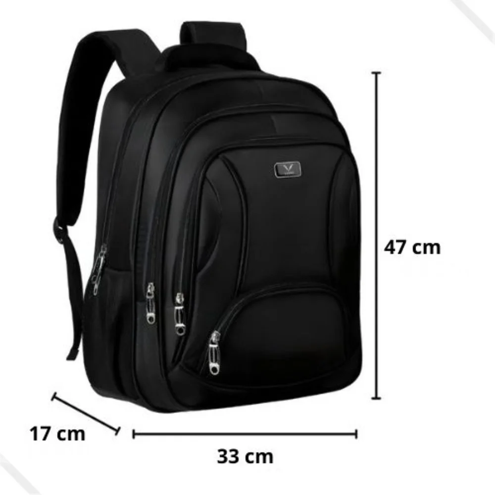 Mochila Executiva Notebook 17" Reforçada: Conforto e Espaço para Trabalho e Viagens - Imagem 4